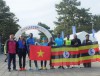 Athletes from Binh Dinh attend the KIX Senshu International Marathon in Japan
