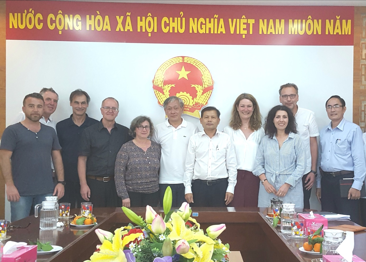 Visit by Friedenskinder delegation (Germany) to Binh Dinh province