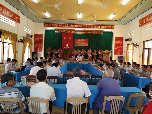 Phó Chủ tịch UBND tỉnh Trần Châu làm việc về triển khai các giải pháp cấp bách chống khai thác IUU tại huyện Hoài Nhơn