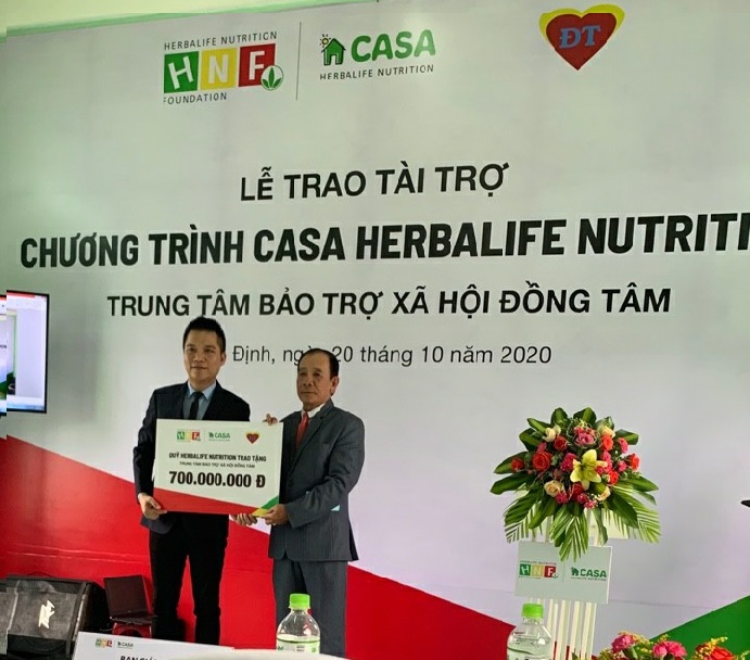 Lễ trao tài trợ Chương trình Casa Herbalife Nutrition lần thứ 8.