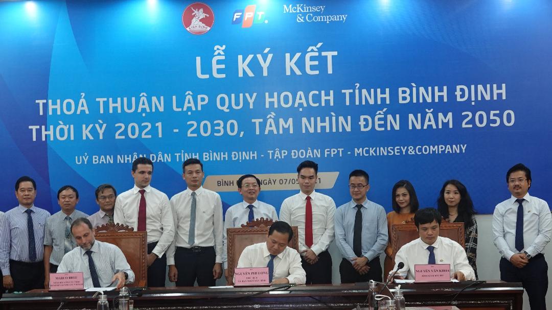 Ký kết thoả thuận lập quy hoạch tỉnh Bình Định thời kỳ 2021-2030, tầm nhìn năm 2050